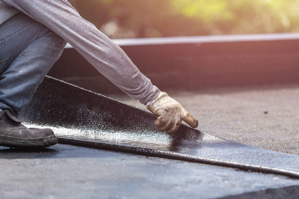 Professional Waterproofing technician working in Maryville, IL